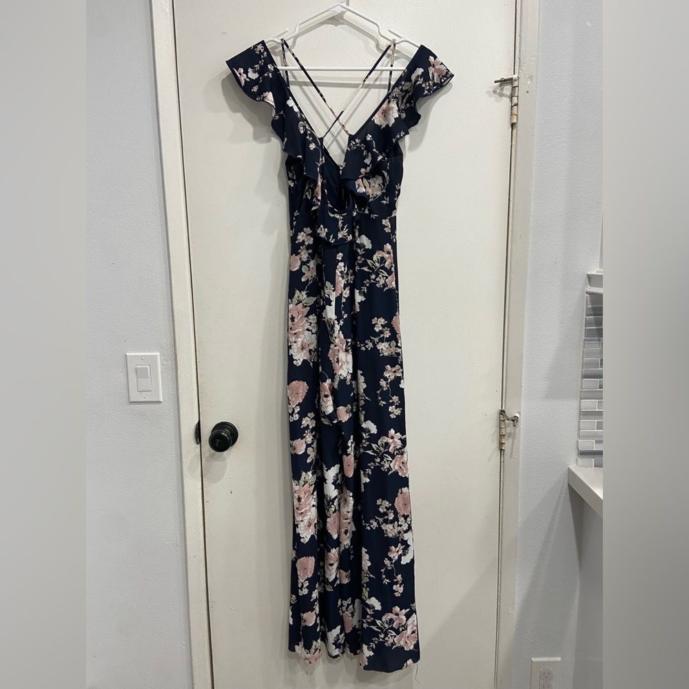 Wide leg jumpsuit